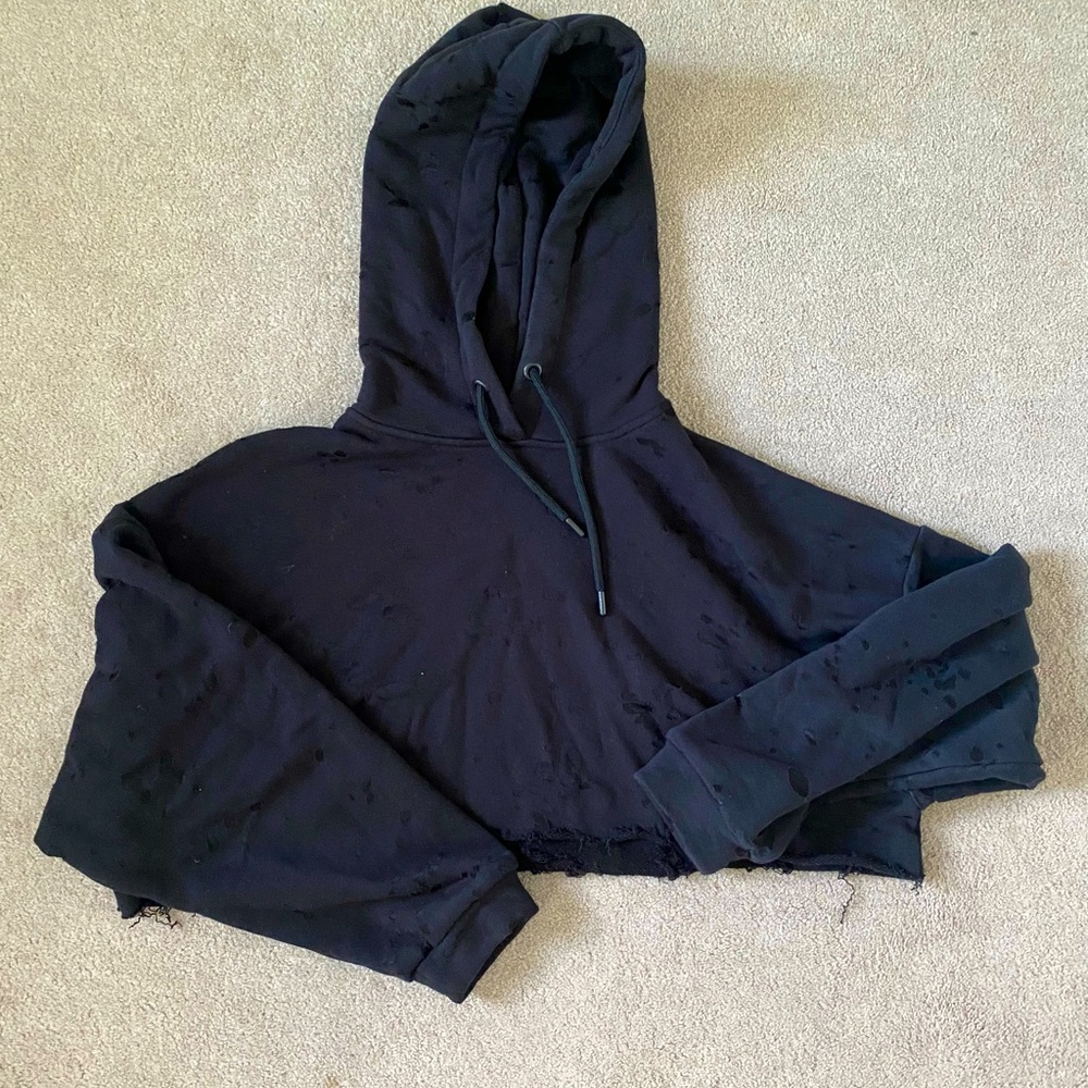 Boohoo cropped sweatshirt